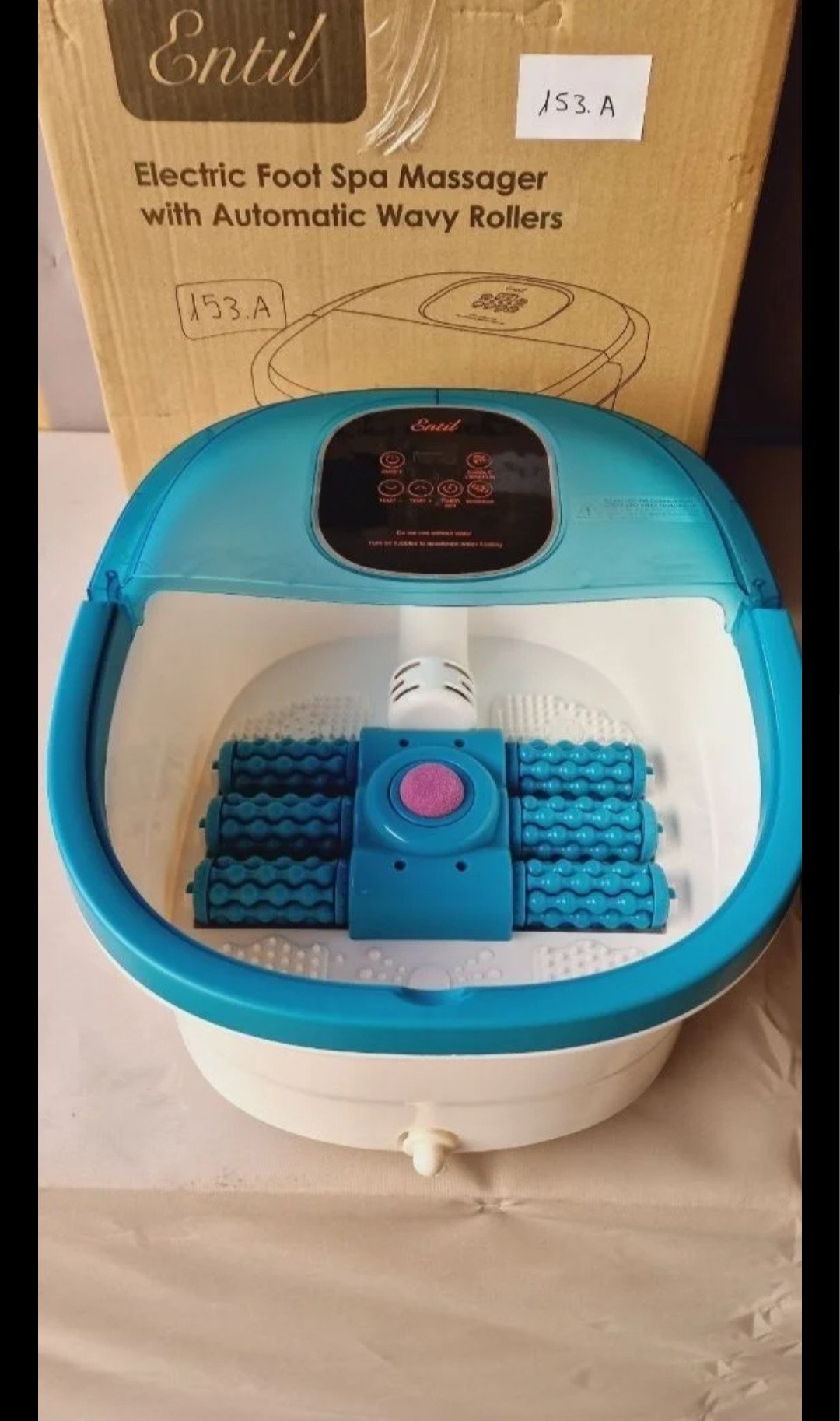 Masajeador de pies con función de calefacción, 6 rodillos - Imagen 2