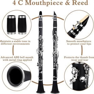 SLADE Clarinete Bb Clarinete Principiante para Estudiantes