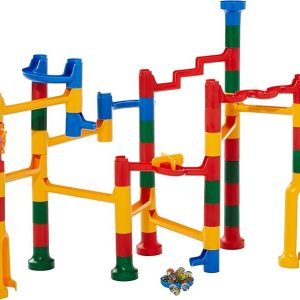 Juego de pista de canicas Consta de 48 elementos de ferrocarril