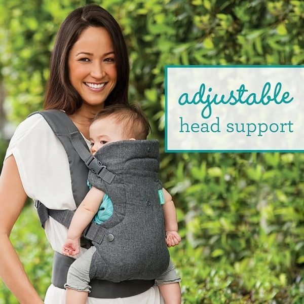  Portabebés Infantino Flip Advanced 4 en 1 con babero