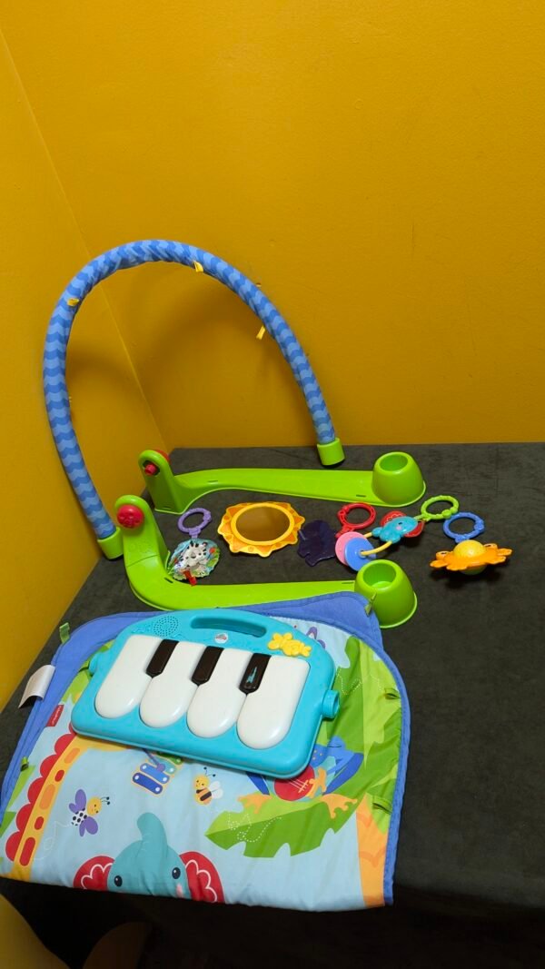 Fisher-Price Alfombra gimnasio para bebés con piano - Imagen 2