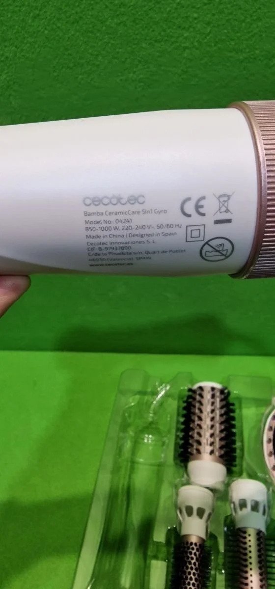 Cecotec Cepillo de Aire Bamba CeramicCare 5in1Gyro. 1000 W - Imagen 5