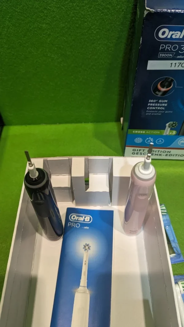 Oral-B Pro 3 3900N Cepillos de Dientes Eléctricos (Pack de 2) - Imagen 5