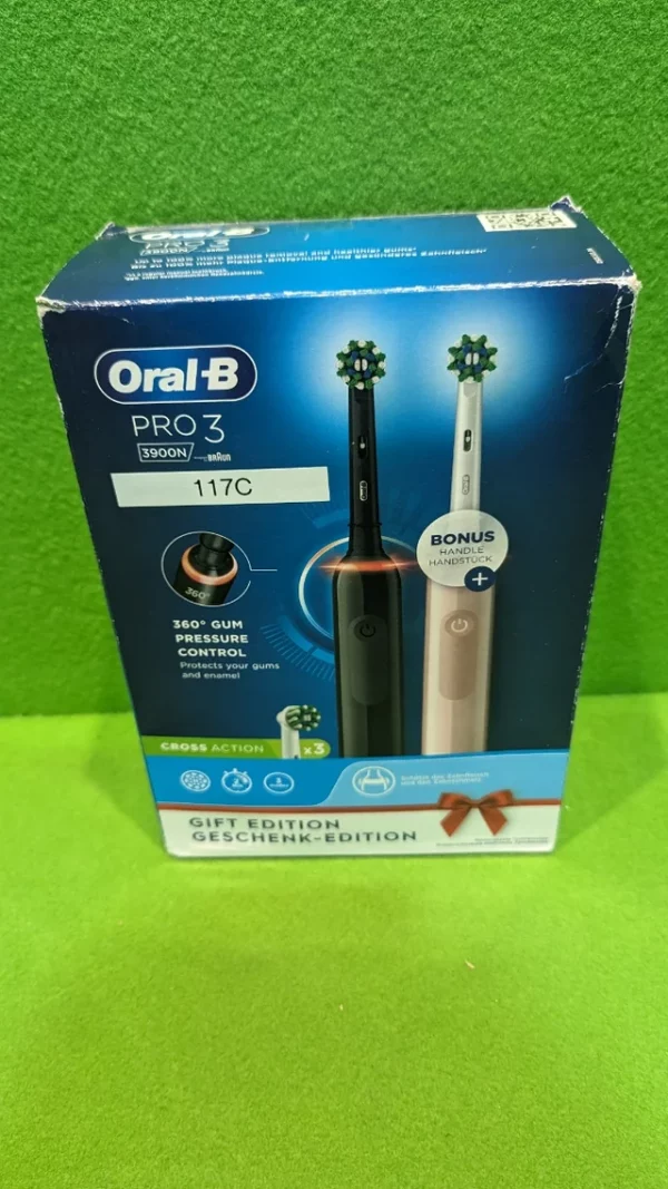 Oral-B Pro 3 3900N Cepillos de Dientes Eléctricos (Pack de 2) - Imagen 7