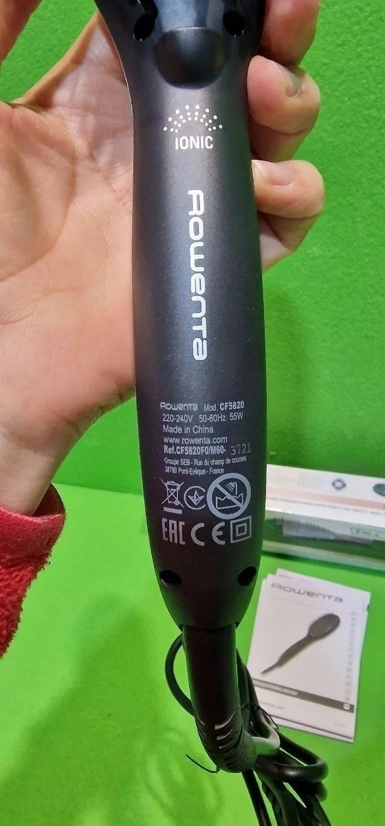 Rowenta Cepillo alisador Power Straight CF5820F0 para cabello muy rizado - Imagen 7