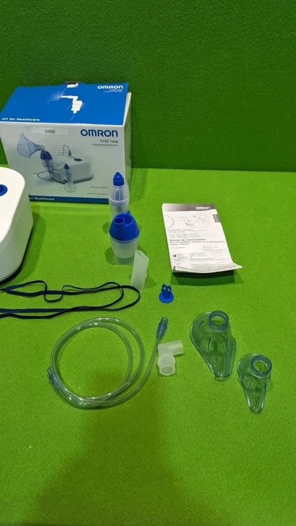 OMRON X102 Total Nebulizador para niños y adultos con lavado nasal 2 en 1 - Imagen 3