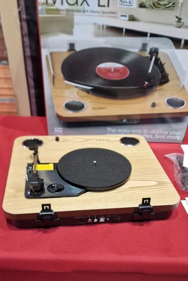ION Audio Max LP - Tocadiscos de vinilo de 3 Velocidades - Imagen 6