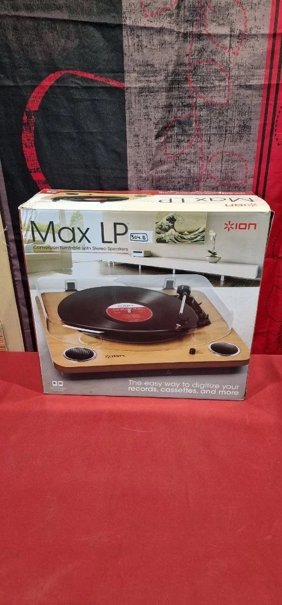 ION Audio Max LP - Tocadiscos de vinilo de 3 Velocidades - Imagen 11