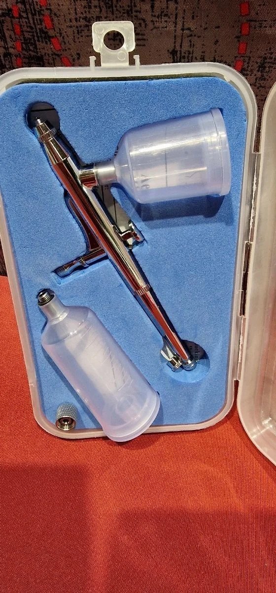 Kits de pintura con pincel de aire, con sistema de seguridad de bloqueo de gatillo - Imagen 3