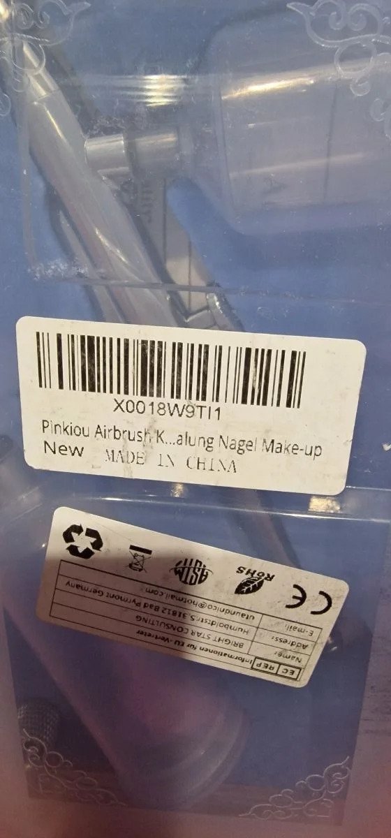 Kits de pintura con pincel de aire, con sistema de seguridad de bloqueo de gatillo - Imagen 6