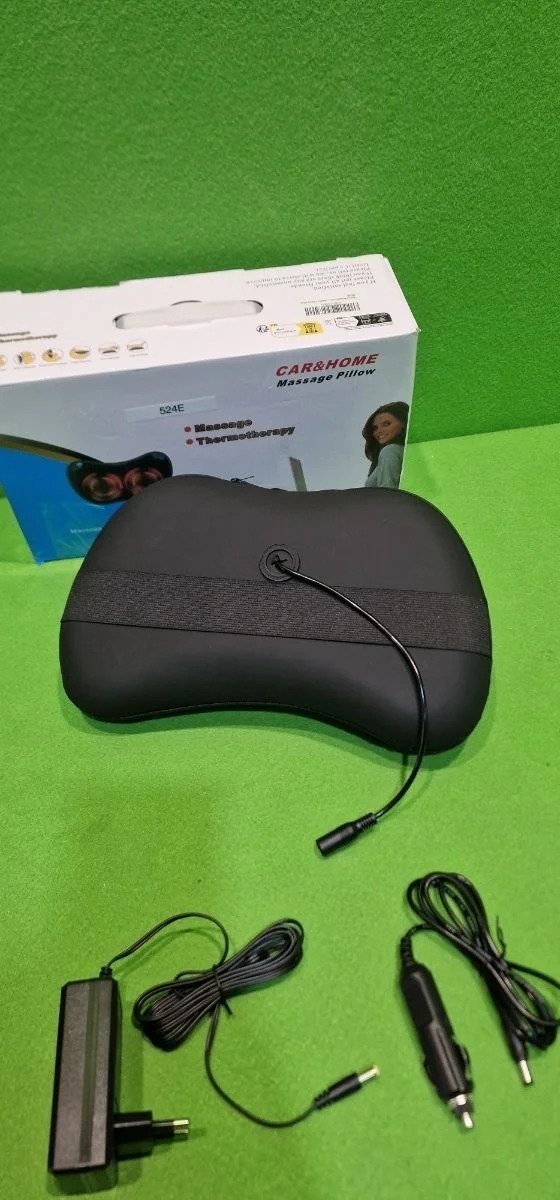 AKRINK Cojín de Masaje Eléctrico Masajeador Almohada Masajeador Shiatsu - Imagen 5