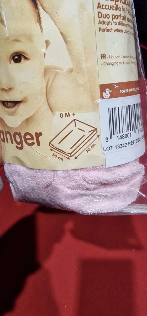 BabyCalin Funda Cambiador Rosa 50 X 70 cm - Imagen 7