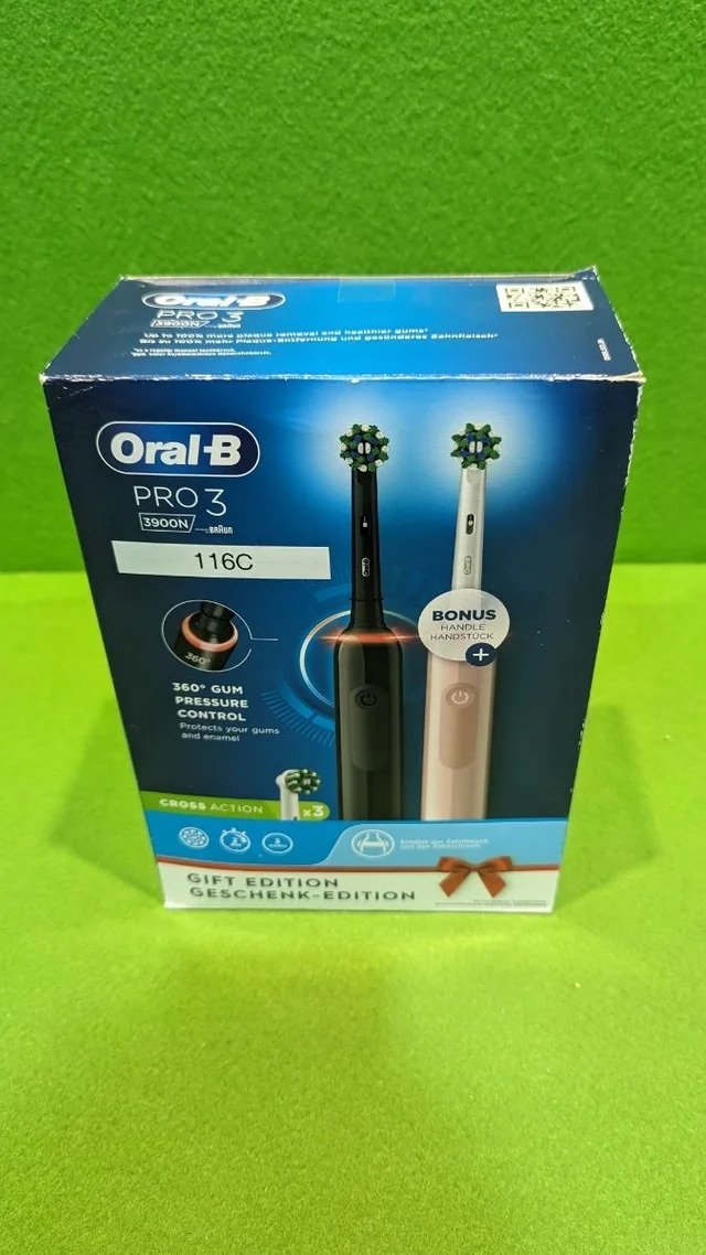 Oral-B Pro 3 3900N Cepillos de Dientes Eléctricos (Pack de 2) - Imagen 7