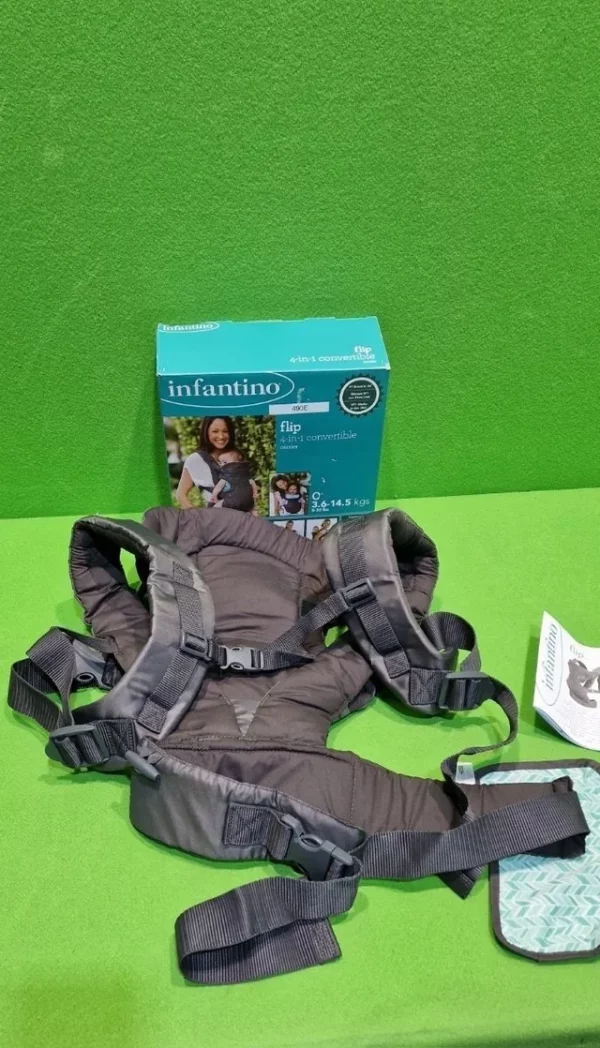 Portabebés Infantino Flip Advanced 4 en 1 con babero - Imagen 5