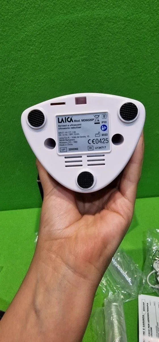 Laica Aerosol ultrasónico portátil MD6026 para adultos y niño - Imagen 7