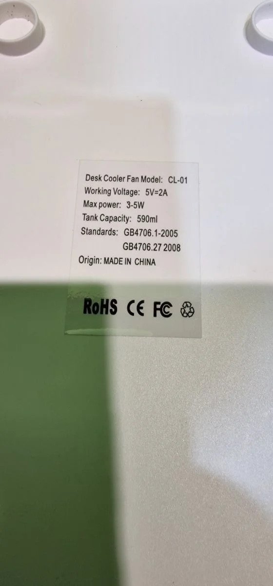 Ventilador enfriador de aire CL-01 - Imagen 9