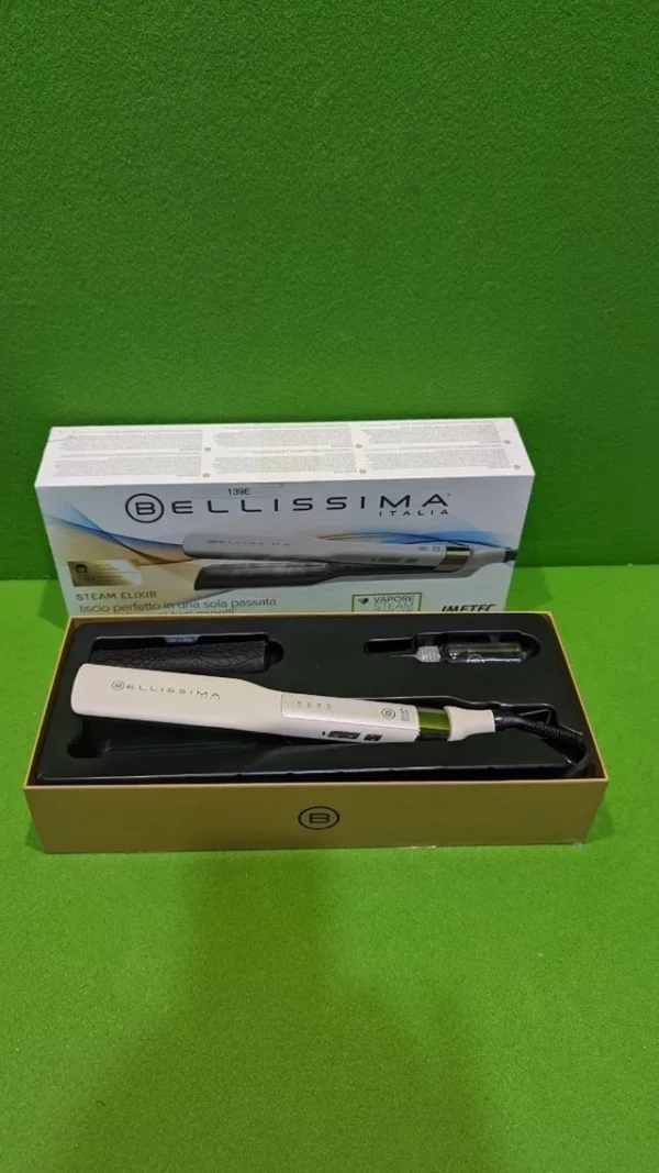 Bellissima Imetec Steam Elixir, plancha de vapor, cabello liso - Imagen 2