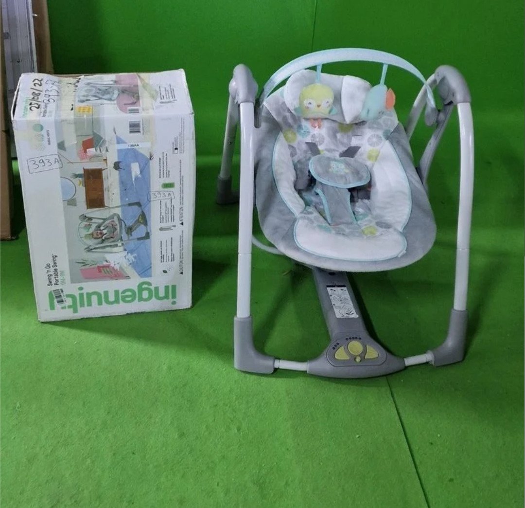 Ingenuity, Columpio Compacto Plegable Hugs & Hoots - Imagen 2
