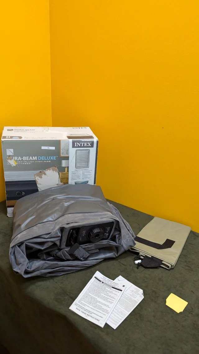 Intex Colchón Hinchable Doble 152x203x56 cm - Imagen 2
