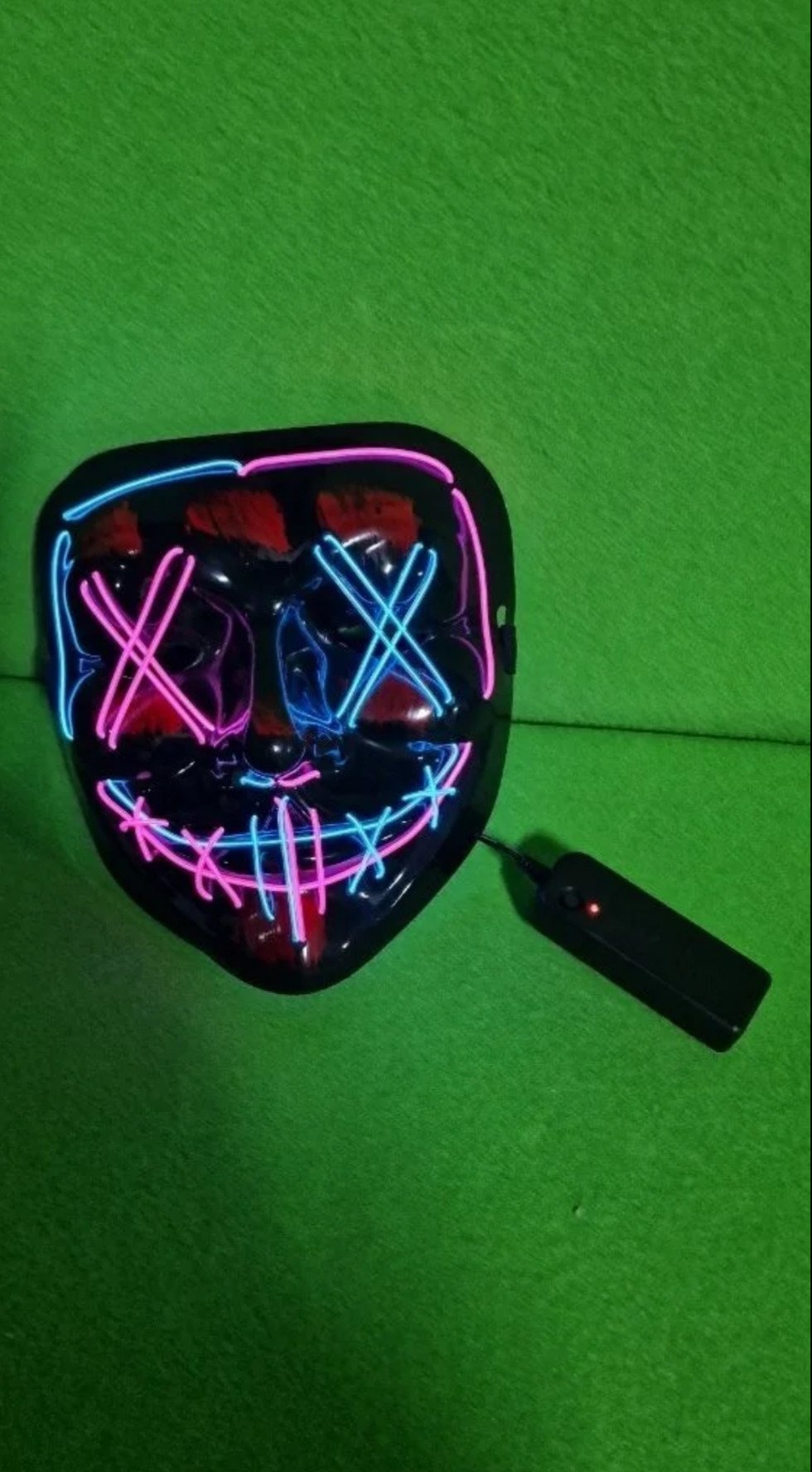 Máscara LED Resplandeciente Halloween Payaso Bufón