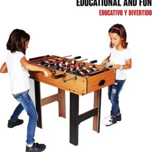 Mesa 4 juegos en 1: Billar, ping-pong, hockey y futbolín