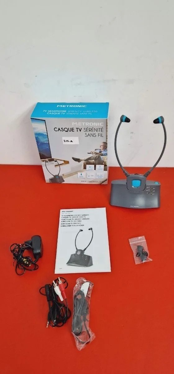 Metronic 480183 - Auriculares sin cable para TV "SERENITÉ" - Imagen 2