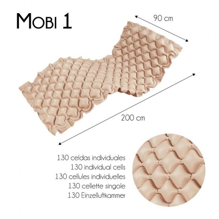 Mobiclinic, Colchón antiescaras de Aire alternante, Modelo Mobi 1