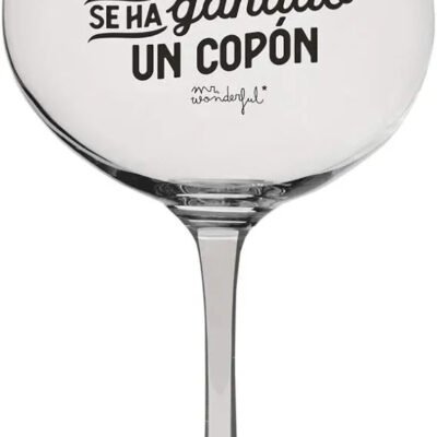 Mr. Wonderful Copa de balón de Vidrio