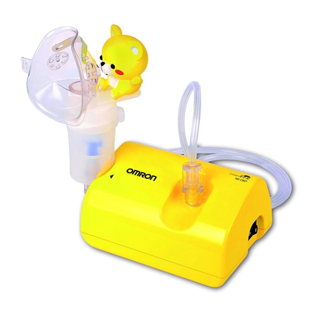 Omron Nebulizador Compressor Infantil NE-C801KD Tecnología nebulizadora