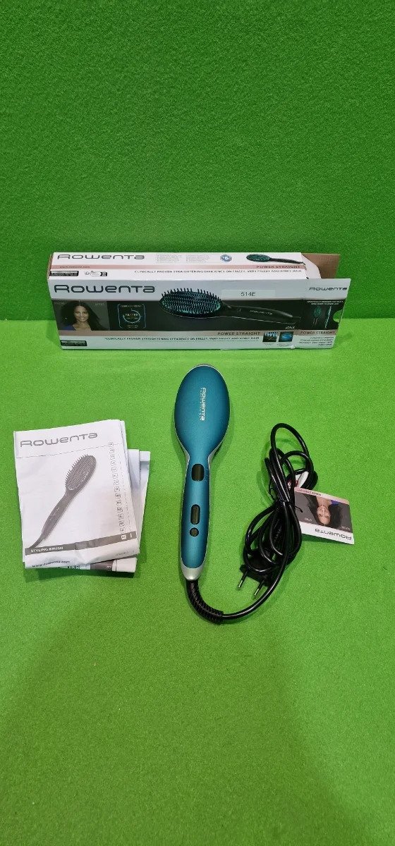 Rowenta Cepillo alisador Power Straight CF5820F0 para cabello muy rizado - Imagen 4