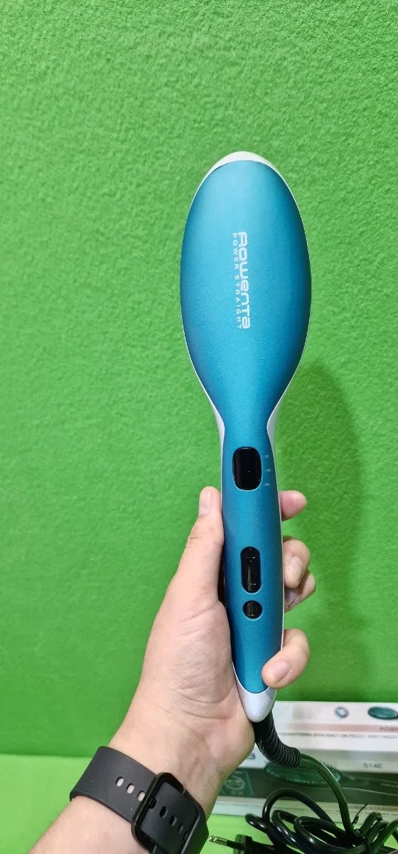 Rowenta Cepillo alisador Power Straight CF5820F0 para cabello muy rizado - Imagen 5