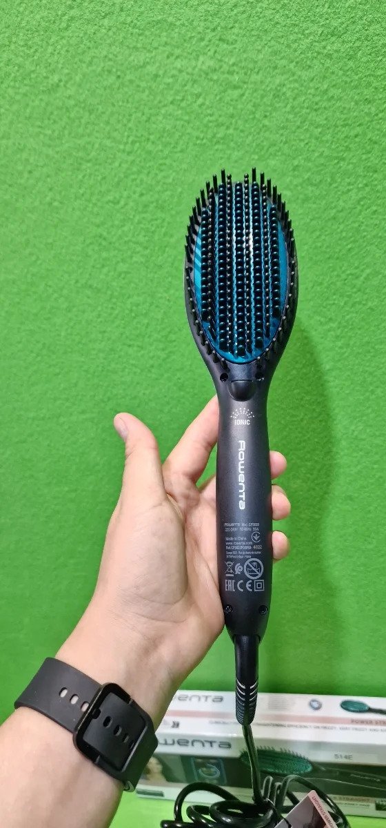 Rowenta Cepillo alisador Power Straight CF5820F0 para cabello muy rizado - Imagen 6