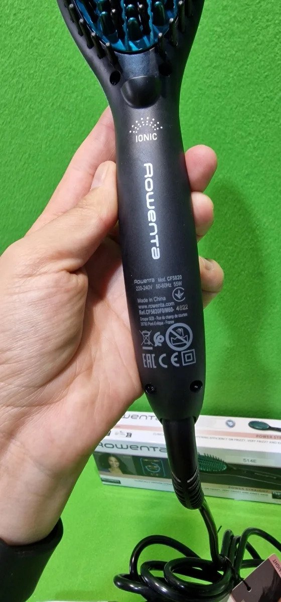 Rowenta Cepillo alisador Power Straight CF5820F0 para cabello muy rizado - Imagen 8