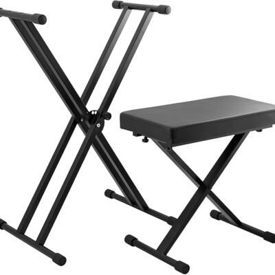 Tiger Juego de Soporte y Taburete para Tecleado