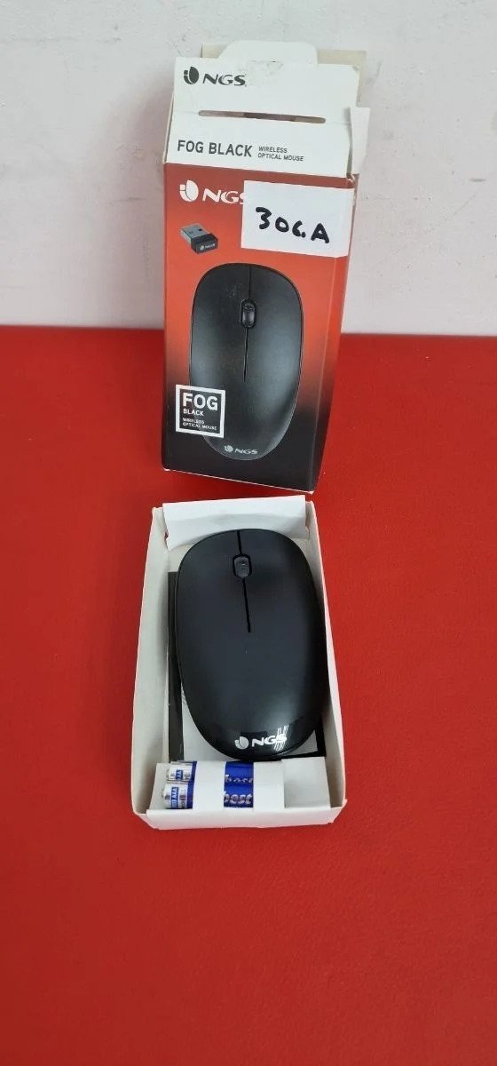 NGS Fog Black - Ratón Óptico Inalámbrico