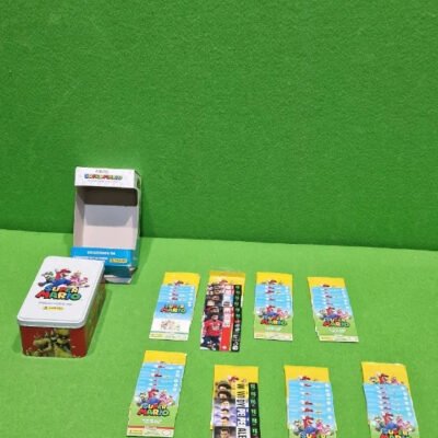 Panini Super Mario TC-Caja metálica con Bolsillos y Tarjetas