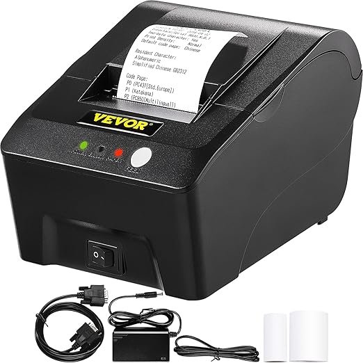 VEVOR Impresora Térmica de Ticket 58 mm
