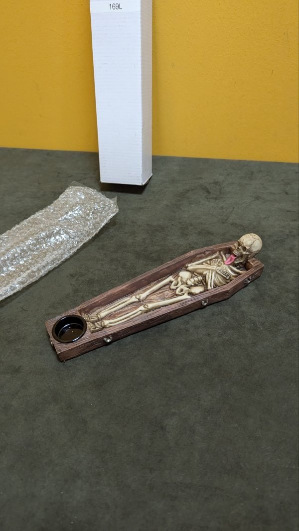 Esqueleto de resina Soporte para inciensos - Imagen 2