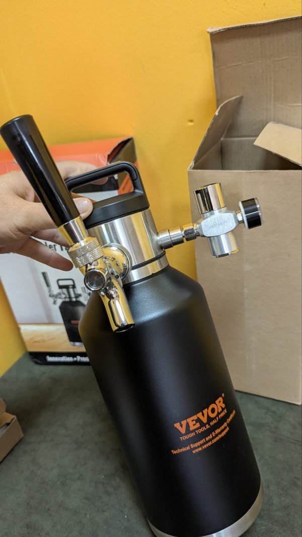VEVOR Mini Barril de Cerveza Portátil 1,89 - Imagen 8