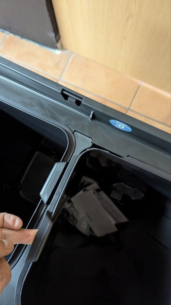 Brabantia Cubo de basura Negro mate 60L - Imagen 11