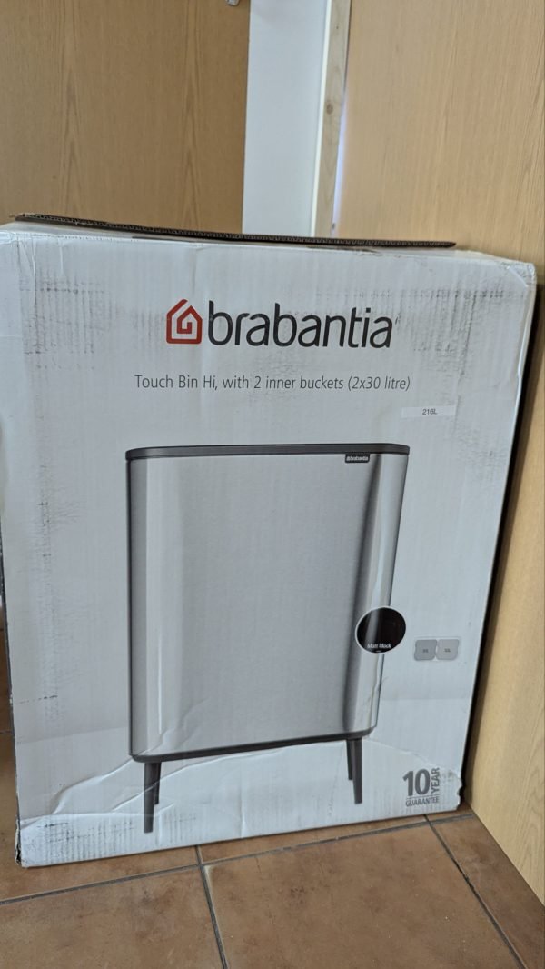 Brabantia Cubo de basura Negro mate 60L - Imagen 13