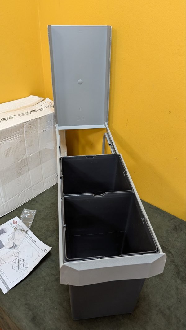 Cubo de basura empotrable de 15 litros cada uno - Imagen 3