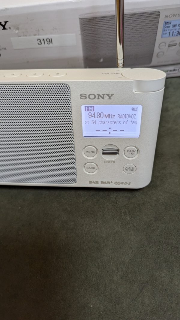 Sony XDRS41DW Radio portátil Digital - Imagen 12