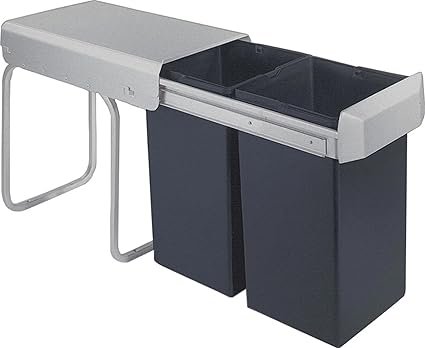 Cubo de basura empotrable de 15 litros cada uno