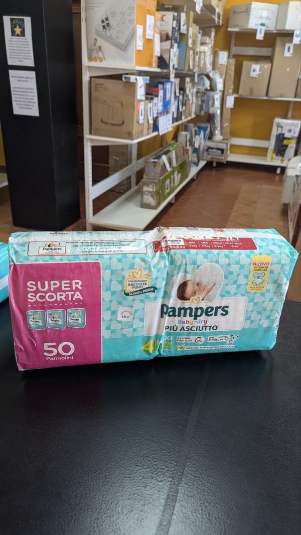 Pampers pañales talla 4  - 50 unidades - Imagen 2