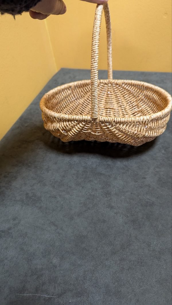 2 Cestas de mimbre con cesta de mimbre para boda - Imagen 3