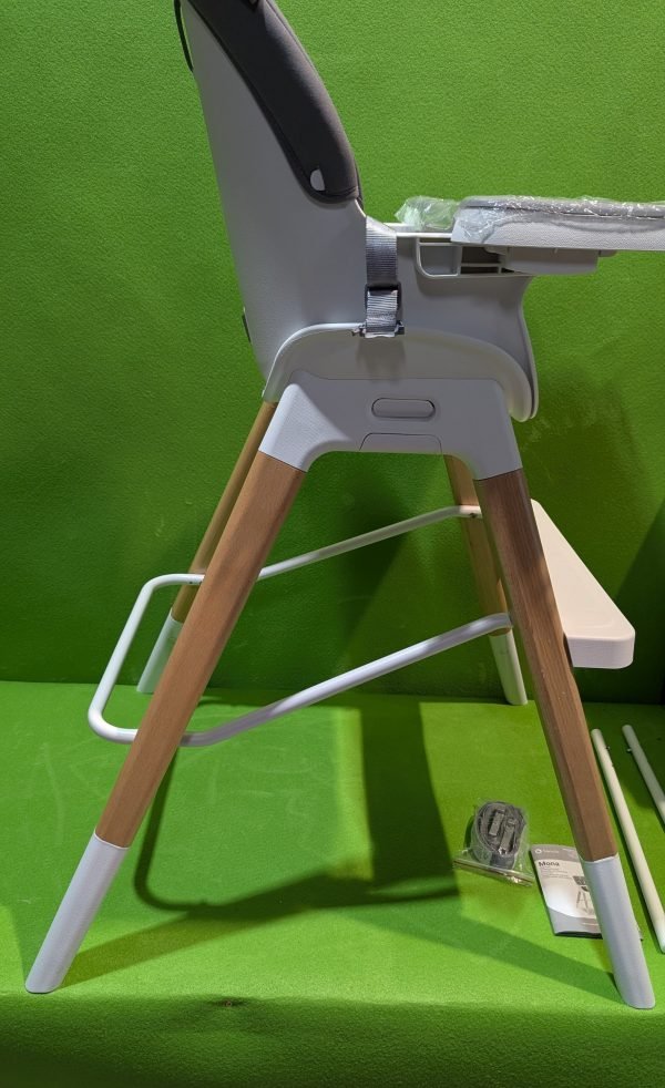 LIONELO Mona trona para bebés 4 en 1 carga de hasta 15 kg / 25 kg / 75 kg (Grey) - Imagen 7