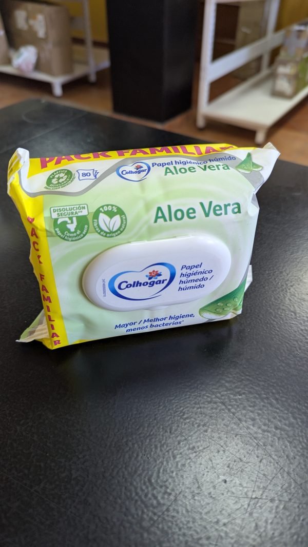 Colhogar Aloe x80 toallitas - Imagen 2