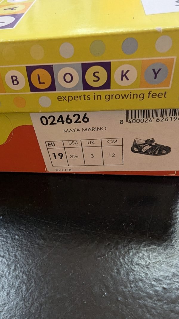 Sandalias de piel para niño de Pablosky talla 19 - Imagen 5
