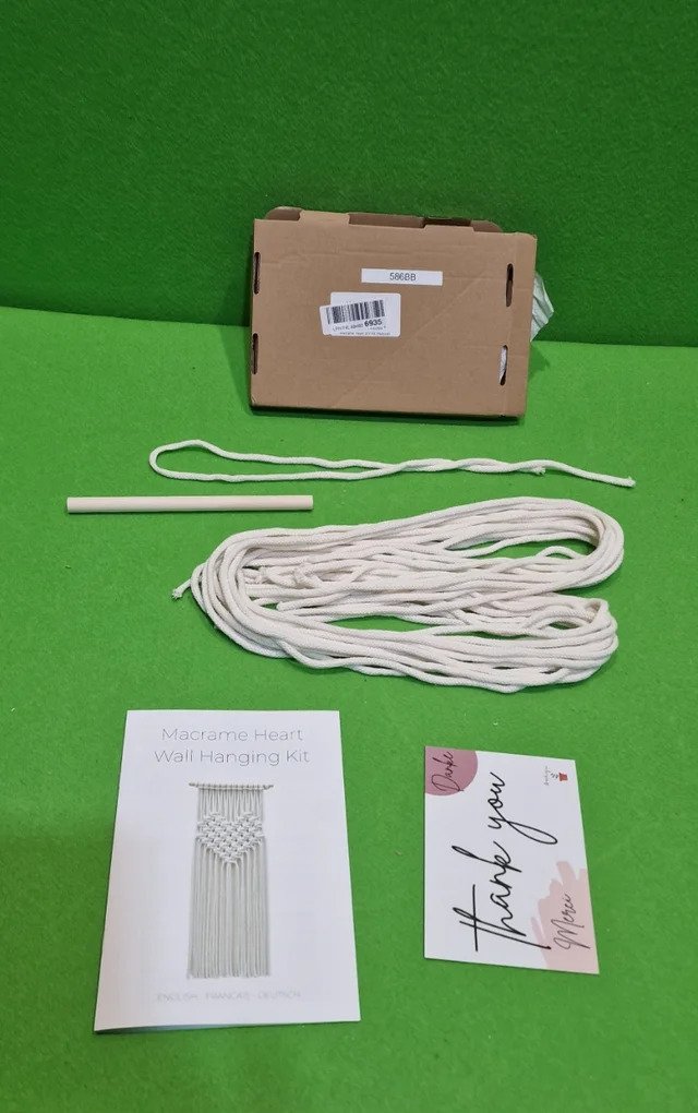 Kit de macramé para principiantes para colgar en la pared - Imagen 5